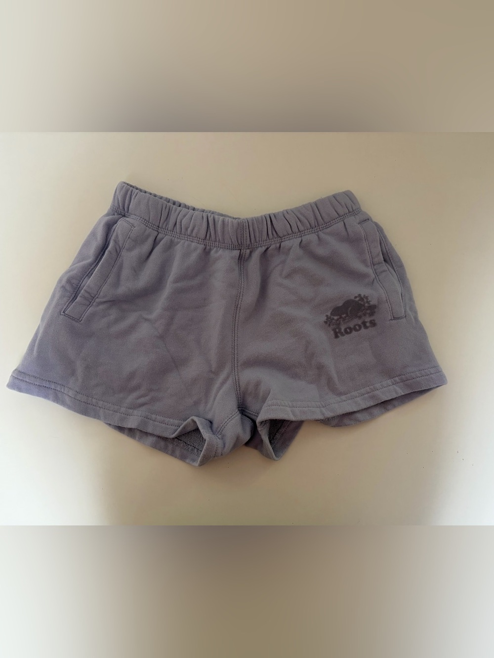 Roots Women's Lavender Cotton Lounge Shorts